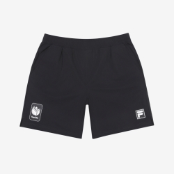 Fila Team Nl - Miesten Shortsit - Mustat | FI-29471